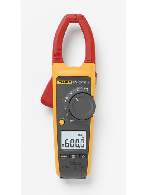 Product image for Fluke Electronics FLUKE-374 600 VAC/VDC 600 Amp AC Clamp Meter
