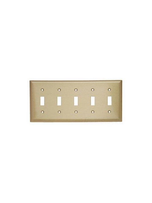 Product image for P&S SB5 SMOOTH BRASS 5G 5 TOGGLE