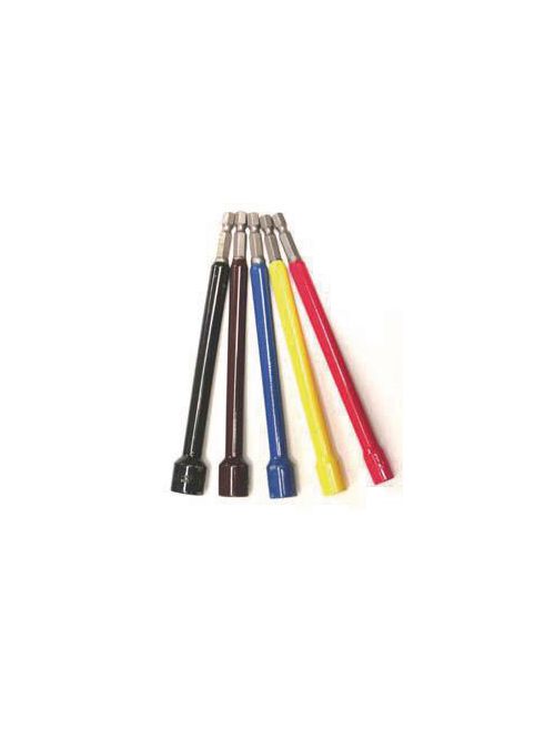 Rack-A-Tiers Manufacturing 70731BL Blue 3/8 Inch 25 Hex Drive Bit Rack-A-Tiers Manufacturing 70731BL Blue 3/8 Inch 25 Hex Drive Bit