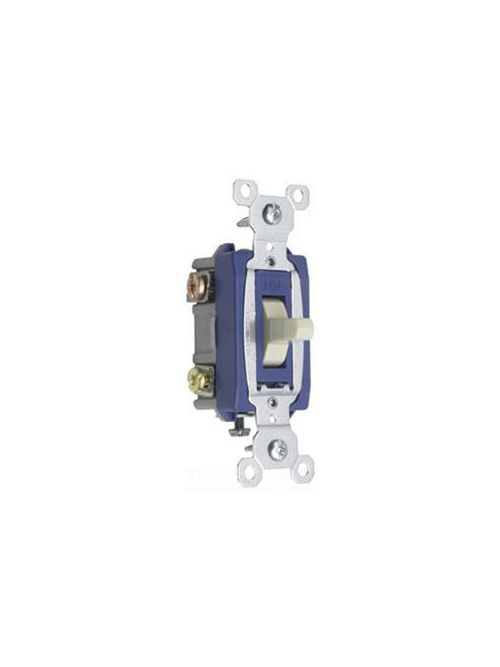 Product image for Pass & Seymour 1081-I 3 Amp 24 VAC/VDC Ivory Heavy Duty Momentary Contact Toggle Switch