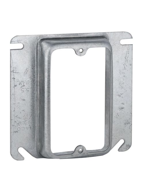 Raco 773 3/4 Inch Raised 5.5 In Steel 1-Device Square Outlet Box Mud Ring Raco 773 3/4 Inch Raised 5.5 In Steel 1-Device Square Outlet Box Mud Ring