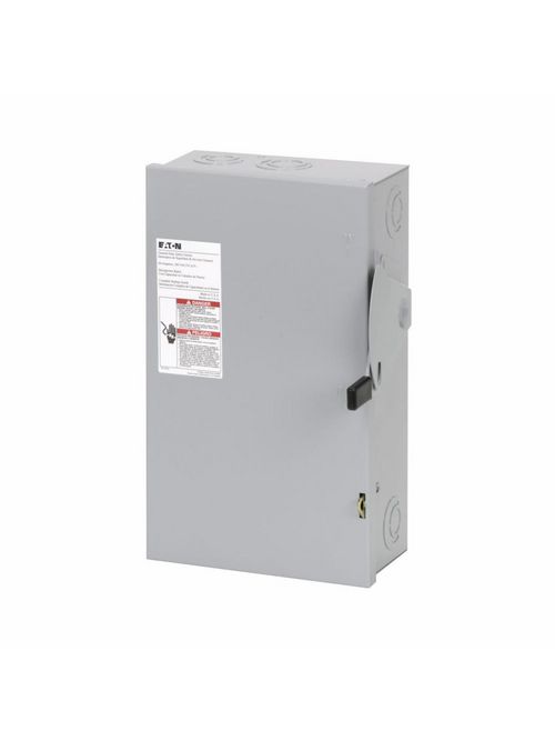 Eaton Electrical Dg322ugb 240 Vac 60 Amp 15 Hp 3 Pole 3 Wire Non Fusible Single Throw Safety Switch Cooper Electric