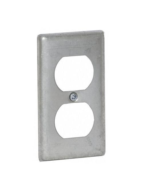 Raco 864 Steel Duplex Receptacle Utility Box Cover Raco 864 Steel Duplex Receptacle Utility Box Cover