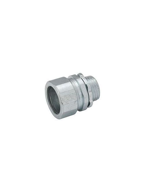 Raco 1802 1/2 Inch Malleable Iron Non-Insulated Straight Compression Rigid Conduit Connector Raco 1802 1/2 Inch Malleable Iron Non-Insulated Straight Compression Rigid Conduit Connector