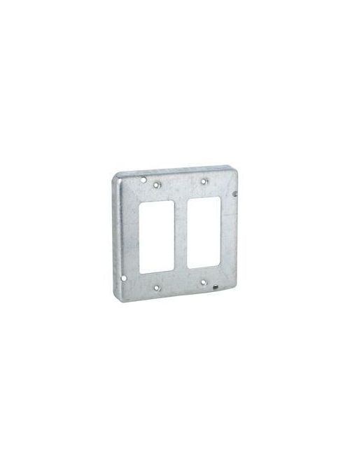 Raco 857 4-11/16 Inch 1/2 Inch Raised 9 In Steel Square Box Cover Raco 857 4-11/16 Inch 1/2 Inch Raised 9 In Steel Square Box Cover
