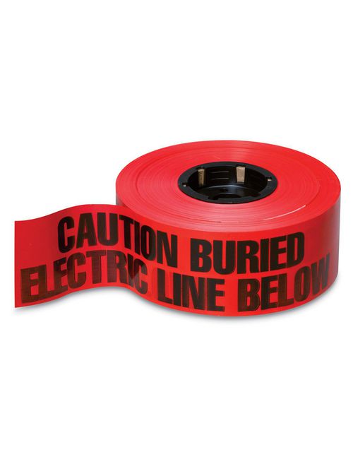 Thomas & Betts NA-0600 3 Inch x 1000 Foot Red Polyethylene Electric Line Barricade and Warning Tape Thomas & Betts NA-0600 3 Inch x 1000 Foot Red Polyethylene Electric Line Barricade and Warning Tape