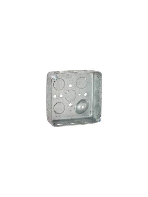 Raco 190 4 x 4 x 1-1/2 Inch 21 In Steel Drawn Square Outlet Box Raco 190 4 x 4 x 1-1/2 Inch 21 In Steel Drawn Square Outlet Box