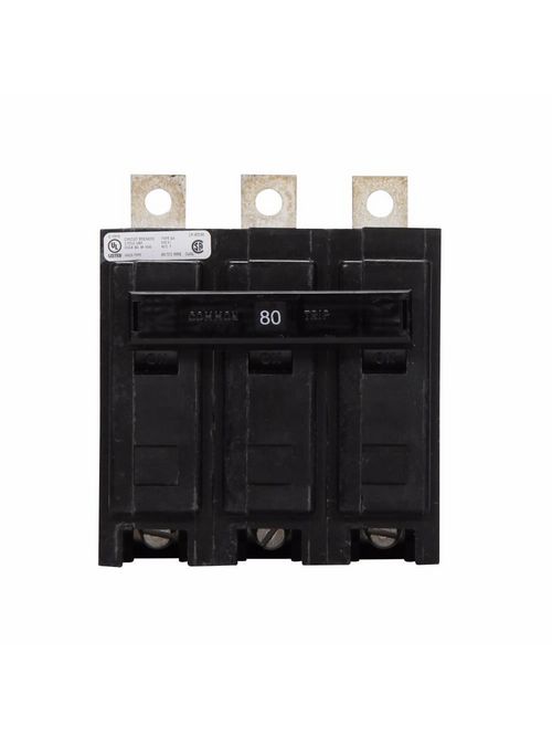 Eaton Electrical BAB3080H Quicklag Industrial Thermal Magnetic Circuit Breaker Eaton Electrical BAB3080H Quicklag Industrial Thermal Magnetic Circuit Breaker