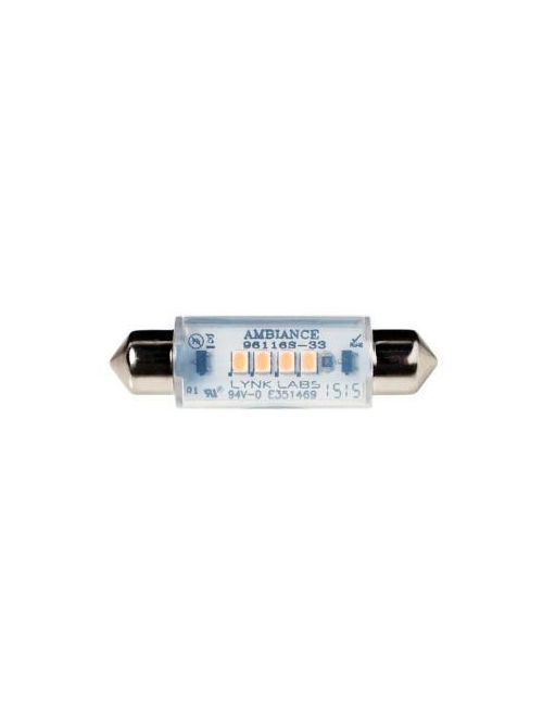 Sea Gull Lighting 96118S-32 12 Volt 0.6593 W Clear Festoon T3 LED Lamp Sea Gull Lighting 96118S-32 12 Volt 0.6593 W Clear Festoon T3 LED Lamp