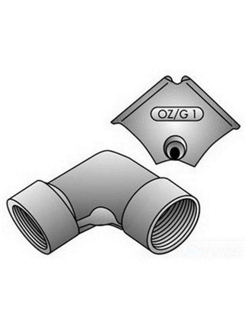 Product image for O-Z/Gedney CE-050 1/2 Inch 90 Degree Rmc Pull-In Elbow