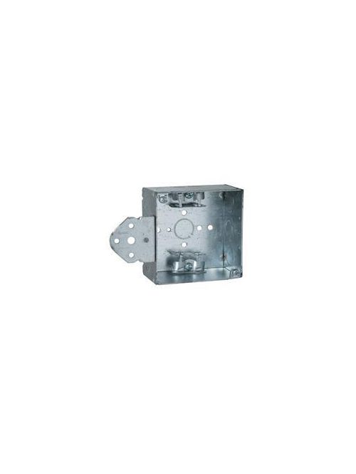 RACO 249 4 x 4 x 2-1/8 Inch 30.3 In Pre-Galvanized Steel B Bracket Flush/Ceiling/Wall Mount Welded Square Box RACO 249 4 x 4 x 2-1/8 Inch 30.3 In Pre-Galvanized Steel B Bracket Flush/Ceiling/Wall Mount Welded Square Box