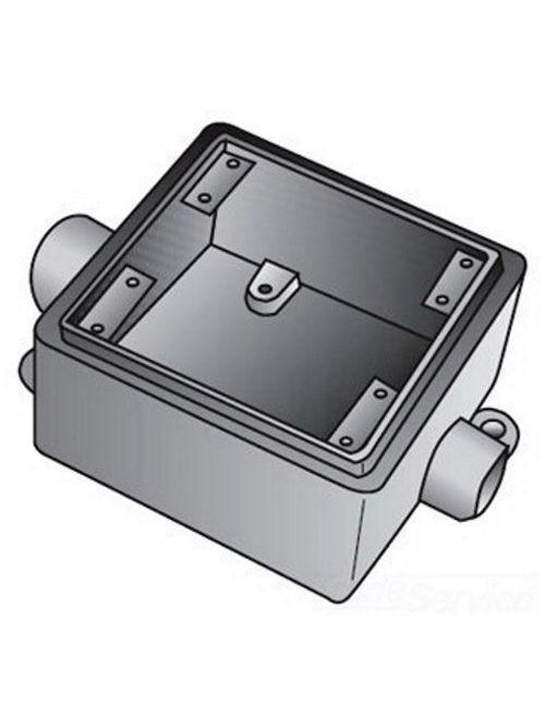 Product image for O-Z/Gedney FSC275 2-Gang 3/4 Inch Hub Cast Box