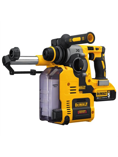 Product image for DEW DCH273P2DH 20V MAX BRUSHLESS ROTARY HAMMER W/ DUST EXTRACTOR