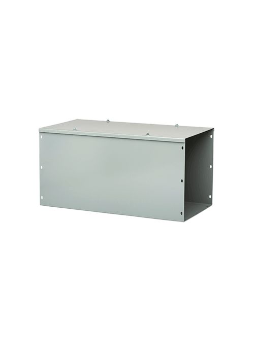 Hoffman F22G48 48 Inch NEMA 1 Gray Steel Lay-In Wireway Straight Section Hoffman F22G48 48 Inch NEMA 1 Gray Steel Lay-In Wireway Straight Section