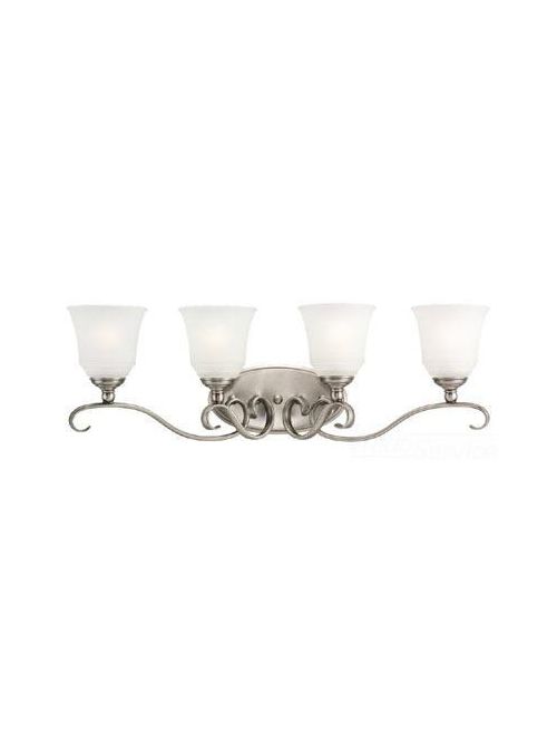 Product image for Sea Gull Lighting 44382-965 4-Light Antique Brushed Bath Bar Lighting Fixture