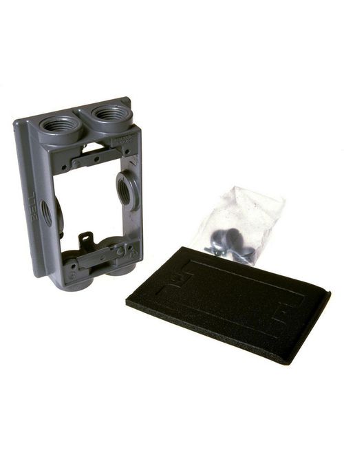 RACO 5415-0 5-1/4 x 3-1/2 x 1-1/2 Inch 12.8 In Gray Die-Cast Aluminum Swing Arm Weatherproof Box Extension Adapter RACO 5415-0 5-1/4 x 3-1/2 x 1-1/2 Inch 12.8 In Gray Die-Cast Aluminum Swing Arm Weatherproof Box Extension Adapter