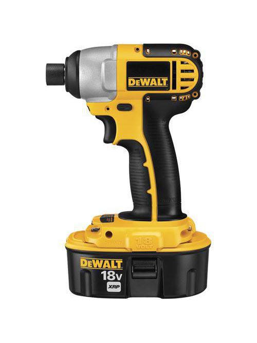 Product image for DeWalt DC825KA 18 Volt 0 - 2400 RPM XRP Battery 1330 IPP Torque Cordless Impact Driver Kit
