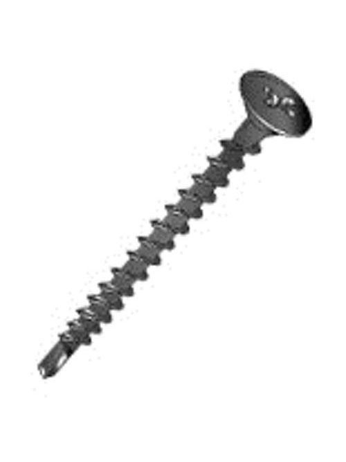 Minerallac 79627J #6 x 1-5/8 Inch Black Steel Phillips Drive Bugle Head Fine Thread Drywall Tek Screw Minerallac 79627J #6 x 1-5/8 Inch Black Steel Phillips Drive Bugle Head Fine Thread Drywall Tek Screw
