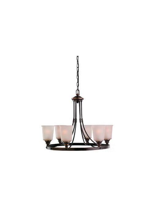 Product image for Sea Gull Lighting 31331-825 6-Light Vintage Bronze Chandelier