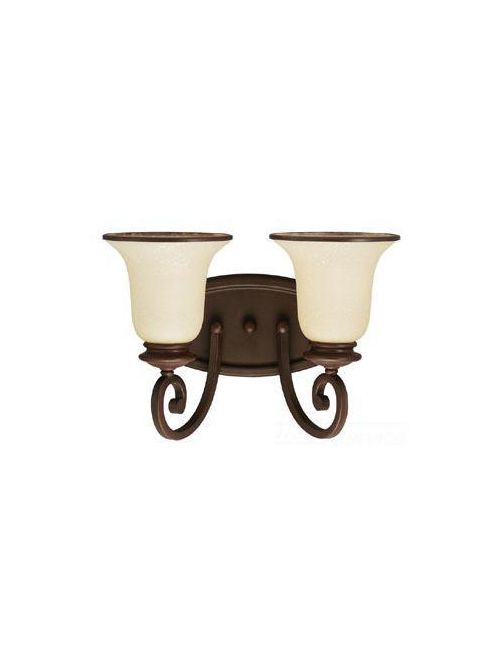 Product image for Sea Gull Lighting 44145-814 2-Light Misted Bronze Bath Bar Lighting Fixture