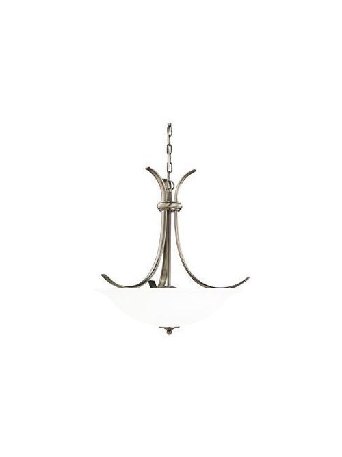 Product image for Sea Gull Lighting 65361-965 3-Lamp 8/13.5/100 W 120 Volt Antique Brushed Nickel Medium A19 Pendant Light Fixture