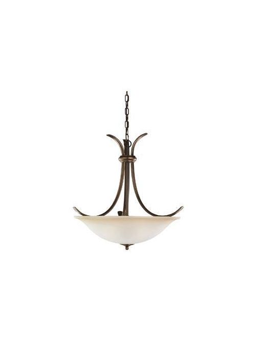 Product image for Sea Gull Lighting 65361-829 3-Lamp 8/13.5/100 W 120 Volt Russet Bronze Medium A19 Pendant Light Fixture
