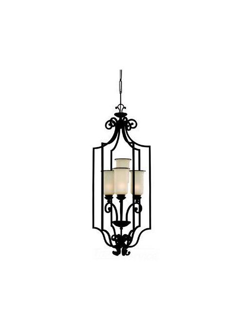 Product image for Sea Gull Lighting 51146-814 4-Lamp 8/13.5/100 W 120 Volt Misted Bronze Medium A19 Hall/Foyer Light Fixture