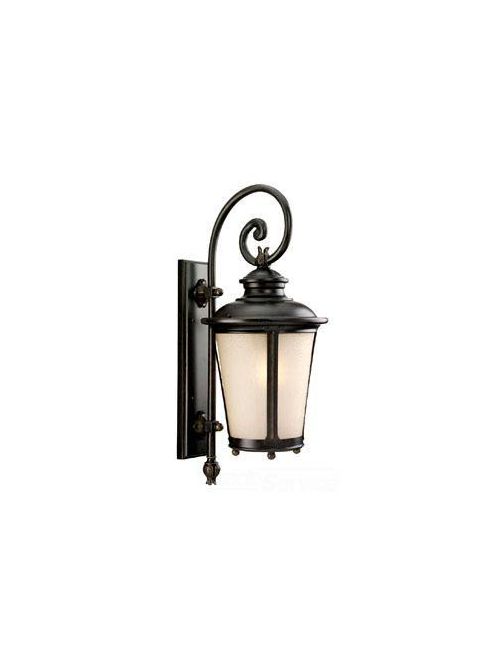 Product image for Cape May 1 Light Large Wall Lantern - Burled Iron
