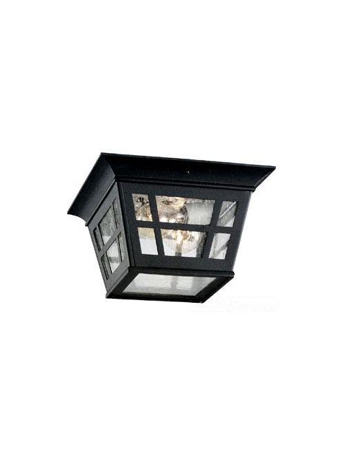 Product image for Herrington 2 Light Outdoor Flush Mount - Black