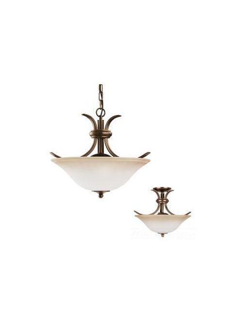 Product image for Sea Gull Lighting 75360-829 2-Lamp 8/13.5/100 W 120 Volt Russet Bronze Medium A19 Pendant Light Fixture