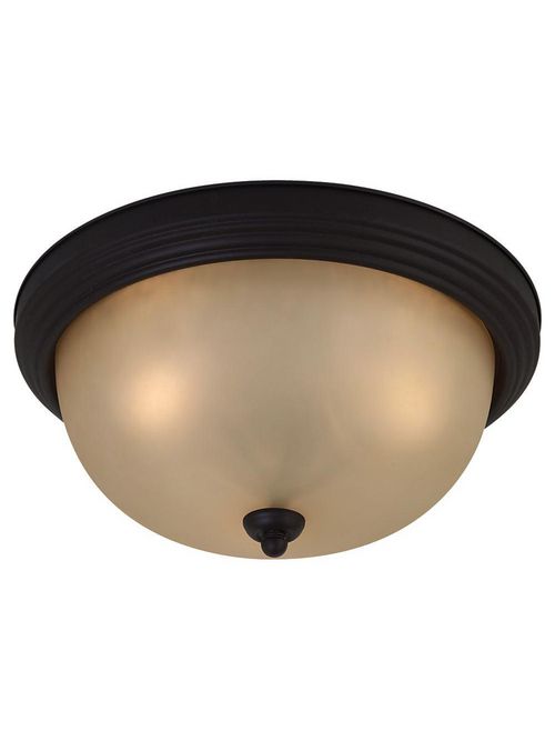 Product image for Sea Gull Lighting 77165-820 3-Light Close-To-Ceiling Chestnut Lighting Fixture