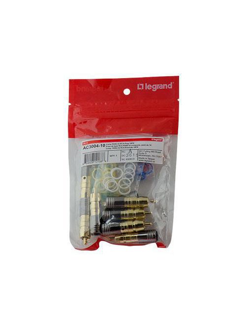 P&S AC3004-10 COMP GOLD RG6U-Q RCAPLUG 10PK (PRICED PER PACK OF 10)QTY 1 GETS A PACK OF 10 P&S AC3004-10 COMP GOLD RG6U-Q RCAPLUG 10PK (PRICED PER PACK OF 10)QTY 1 GETS A PACK OF 10