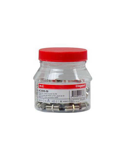 P&S AC3006-50 NICKEL F81 COUPLER50PK (PRICED PER PACK OF 50) QTY 1GETS A PACK OF 50 P&S AC3006-50 NICKEL F81 COUPLER50PK (PRICED PER PACK OF 50) QTY 1GETS A PACK OF 50