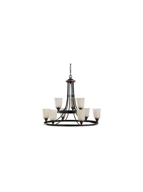 Product image for Sea Gull Lighting 31332-715 9-Lamp 8/13.5/100 W 120 Volt Autumn Bronze Medium A19 Chandelier