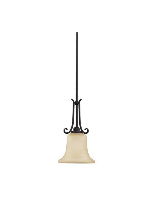 Product image for Sea Gull Lighting 61120-820 1-Lamp 8/13.5/100 W 120 Volt Chestnut Bronze Medium A19 Pendant Light Fixture