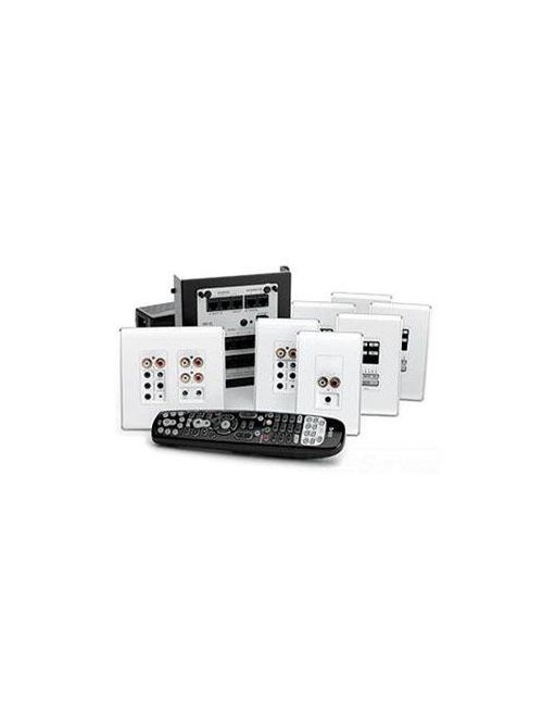Product image for On-Q AU5544-WH Multi-Source 4-Zone Studio Design White Audio System Source Kit