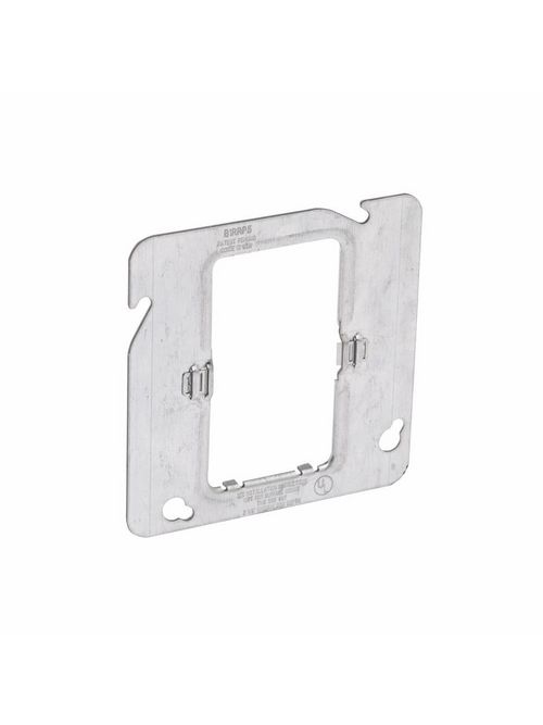 Product image for B-Line B1RRP5C 1-Gang 4-11/16 Inch Square Electrical Box Plate