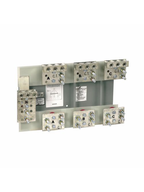 B-Line Series 6067-HEELS 600 Volt 800 Amp 3-Phase 4-Wire Current Transformer Mounting Base B-Line Series 6067-HEELS 600 Volt 800 Amp 3-Phase 4-Wire Current Transformer Mounting Base