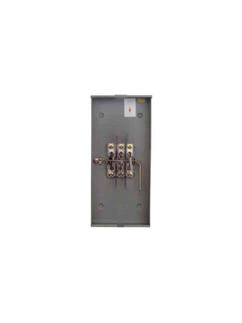 Product image for Siemens 47105-02FL 600 VAC 320 Amp 1/3-Phase 3-Wire 5-Jaw 1-Position Lever Bypass Ringless Meter Mounting Equipment