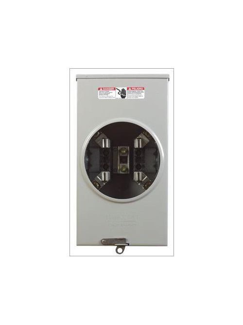 Product image for Siemens 44704-82 600 VAC 320 Amp 1-Phase 3-Wire 4-Jaw 1-Position Lever Bypass Ringless Meter Mounting Equipment