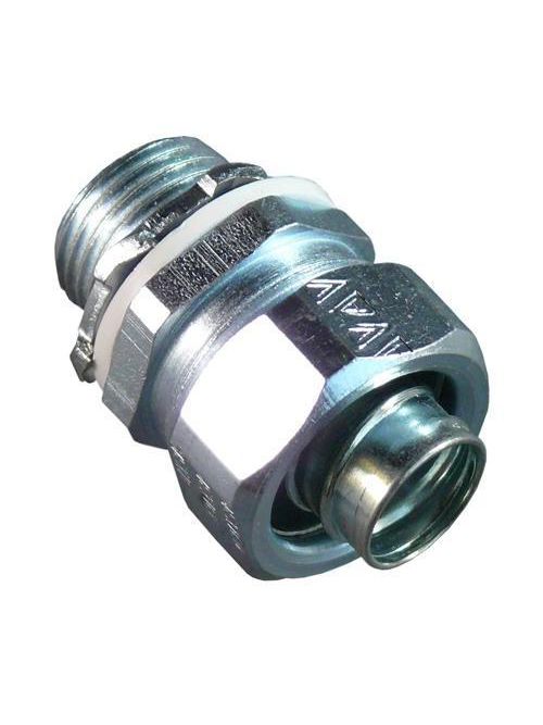 Product image for Appleton ST-50 1/2" Straight Liquidtight Plain Throat Connector, Steel