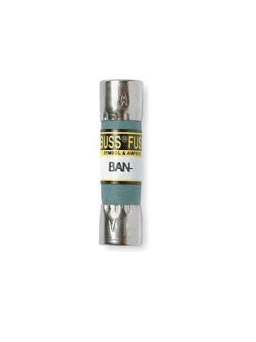 Product image for Eaton Bussmann BAN-15 15 Amp 250 VAC Midget Ferrule Fast Acting Fuse
