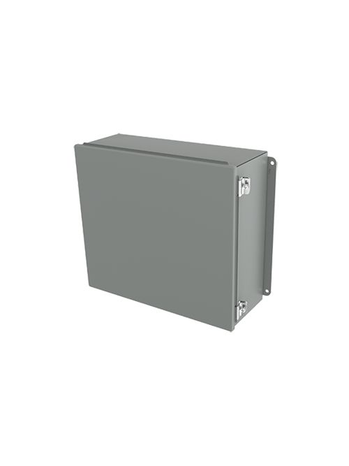 Hoffman A1210CHS 12 x 10 x 5 Inch 14 Gauge Steel NEMA 12 Junction Box Hinge Cover Hoffman A1210CHS 12 x 10 x 5 Inch 14 Gauge Steel NEMA 12 Junction Box Hinge Cover