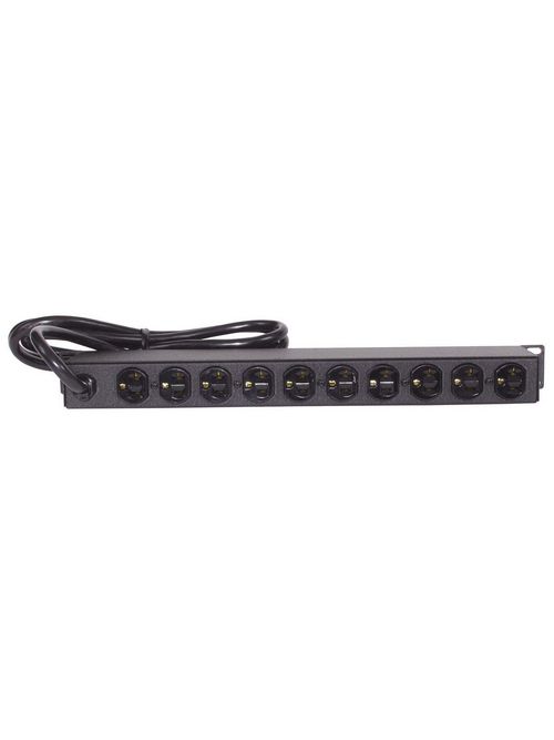 Hubbell Wiring Devices HPWPWR 15 Amp 120 Volt Rack Mount Horizontal Power Strip Hubbell Wiring Devices HPWPWR 15 Amp 120 Volt Rack Mount Horizontal Power Strip