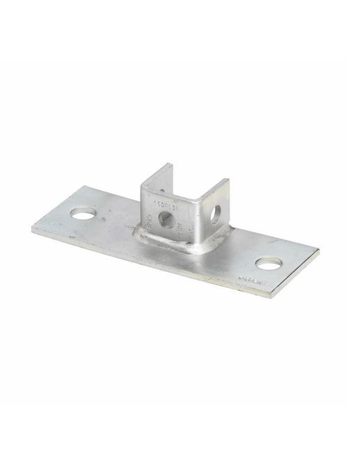 B-Line Series B279FLZN 8 x 3 x 1-5/8 Inch Zinc Plated Channel Post Base B-Line Series B279FLZN 8 x 3 x 1-5/8 Inch Zinc Plated Channel Post Base