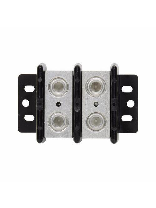 Bussmann Series 16005-2 2-Pole 6 AWG to 350 MCM Thermoplastic Splicer Power Terminal Block Bussmann Series 16005-2 2-Pole 6 AWG to 350 MCM Thermoplastic Splicer Power Terminal Block