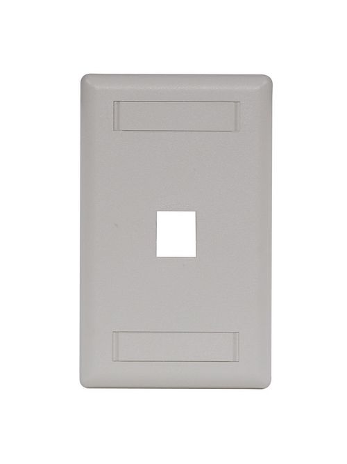 Hubbell Wiring Devices IFP11OW 1-Gang Office White 1-Port Data Communication Face Plate Hubbell Wiring Devices IFP11OW 1-Gang Office White 1-Port Data Communication Face Plate
