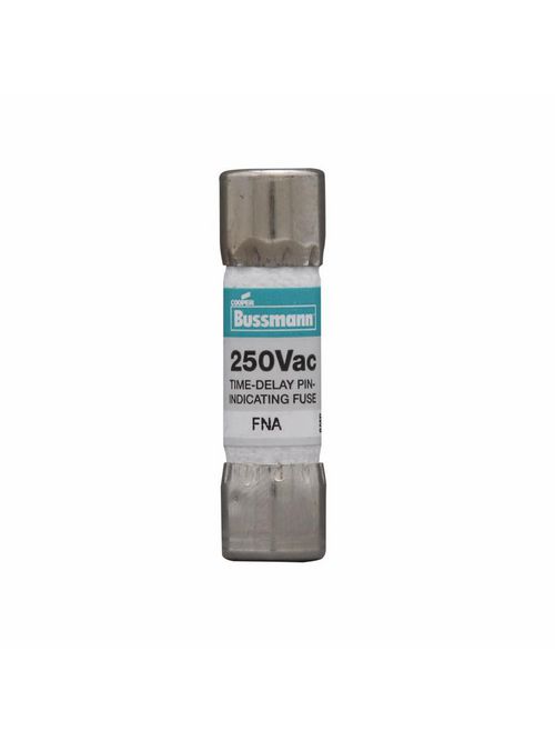 Bussmann Series FNA-6/10 6/10 Amp 125 VAC Pin Indicating Dual Element Time Delay Fuse Bussmann Series FNA-6/10 6/10 Amp 125 VAC Pin Indicating Dual Element Time Delay Fuse