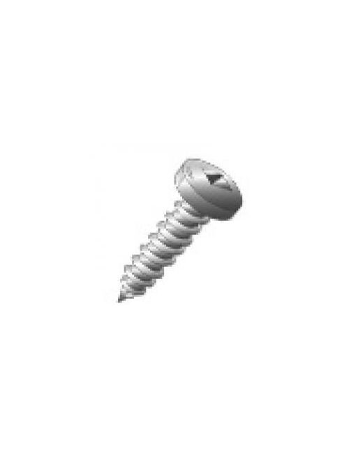 Product image for Cully 71416 14 x 1" Sheet Metal Screws, Pan Head, Square Drive, 18-8 Stainless Steel