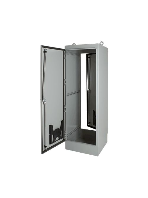 Hoffman A907224FSDG 90.06 x 72.06 x 24.06 Inch Gray 12 Gauge Steel NEMA 12 2-Door Free Stand Enclosure Hoffman A907224FSDG 90.06 x 72.06 x 24.06 Inch Gray 12 Gauge Steel NEMA 12 2-Door Free Stand Enclosure
